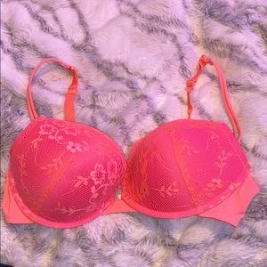 hot pink push up bra